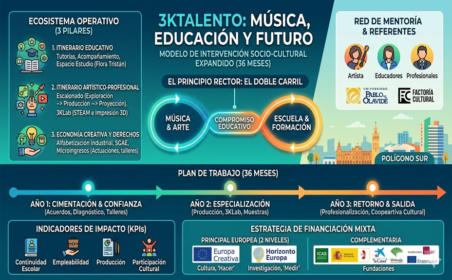 Project Overview — 3KTalento: Music, Education & Future